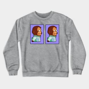 Awkward Monkey Looking Away Puppet Meme Crewneck Sweatshirt